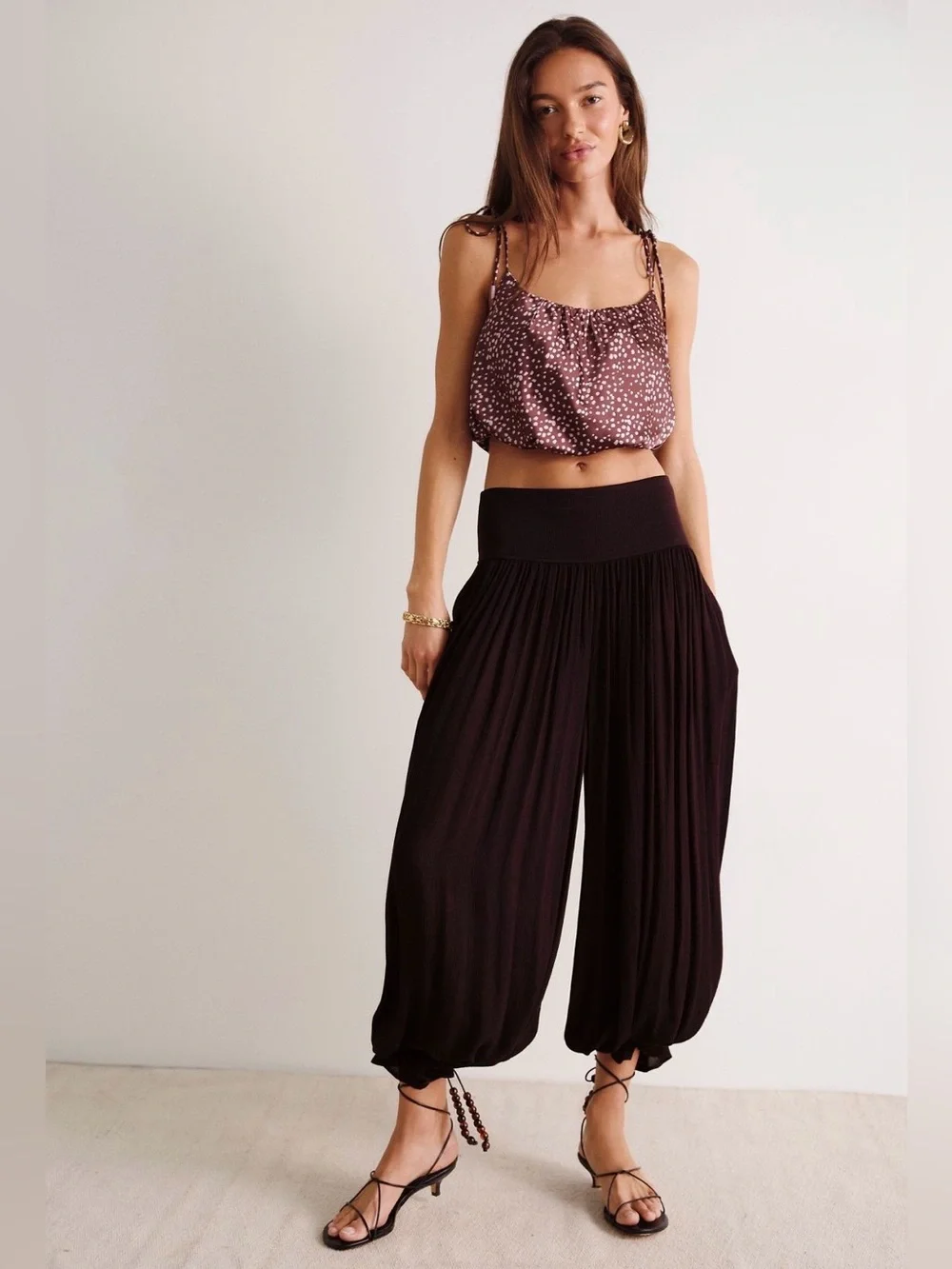 NWT Free People Intimately Another Chance Brami 111093712 Brownstone Combo sz M